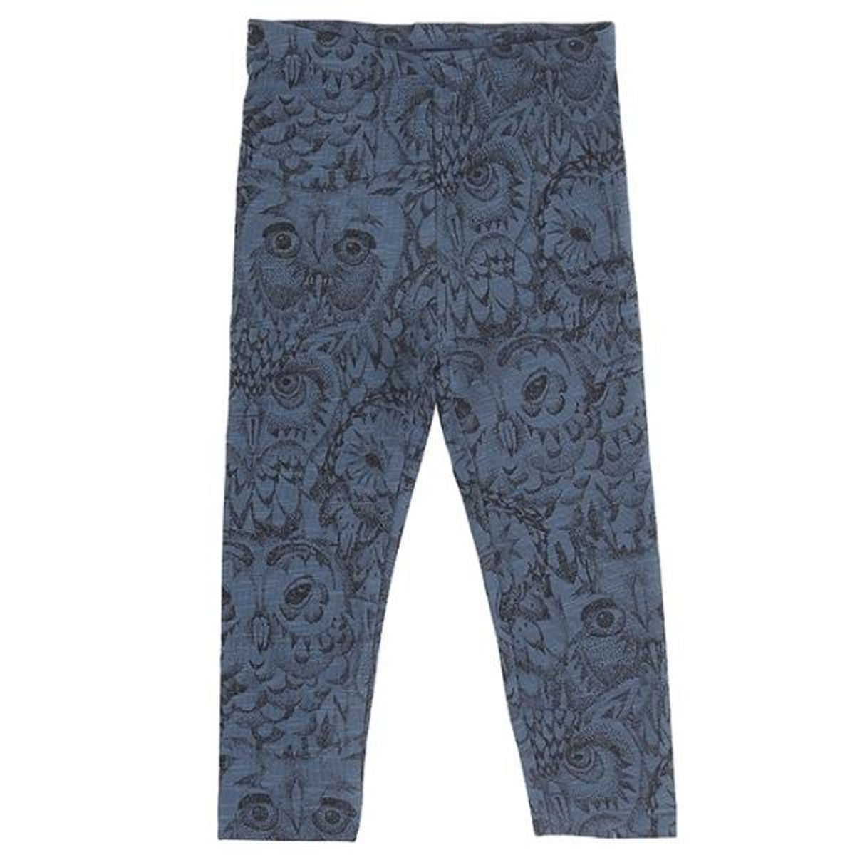 Soft Gallery - Paula Leggings AOP Owl - Orion Blue - 62/3 mdr.