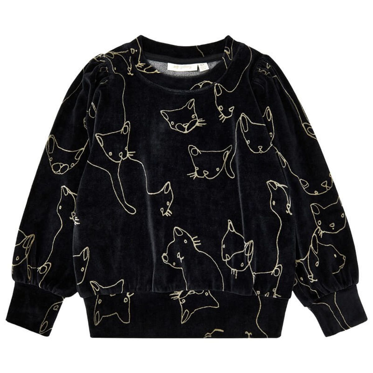 Soft Gallery - SGImery Era Sweatshirt X-mas - Jet Black - 110/5 år