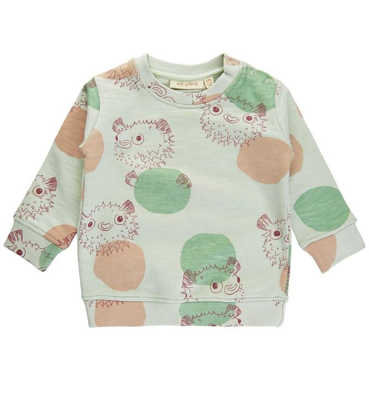 Soft Gallery Sweatshirt - Buzz Puffer - Pale Aqua