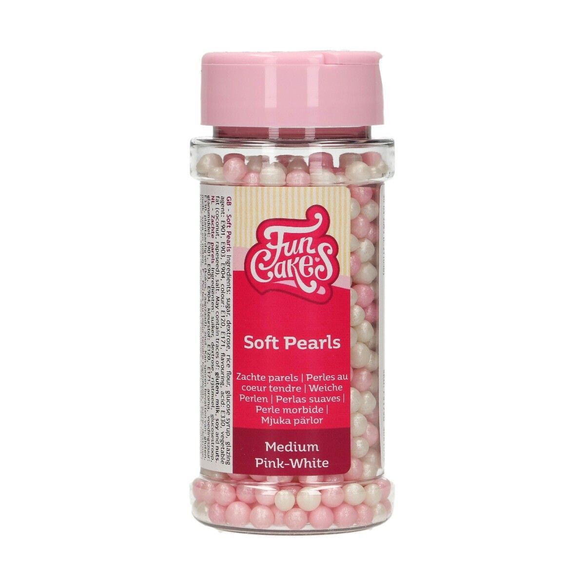 Soft Pearls Medium Pink-White 60 g