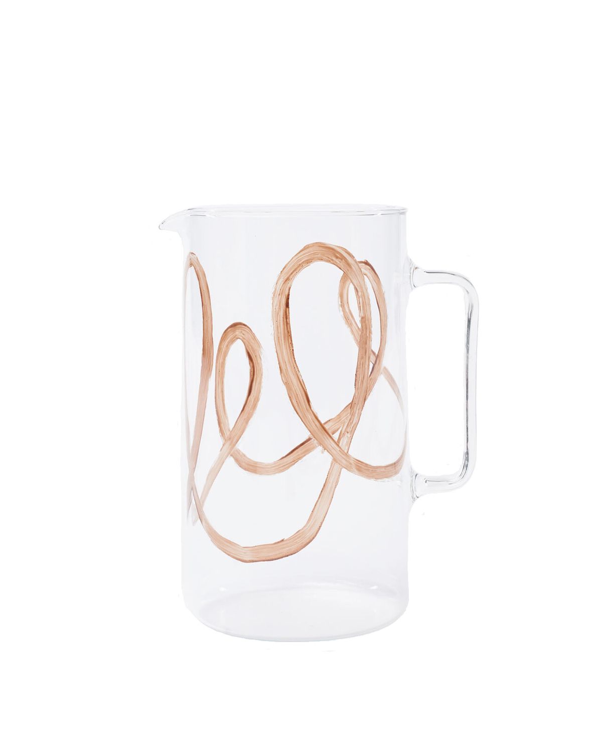 Soft Serve Pitcher, burgundy swirl fra NIKO JUNE