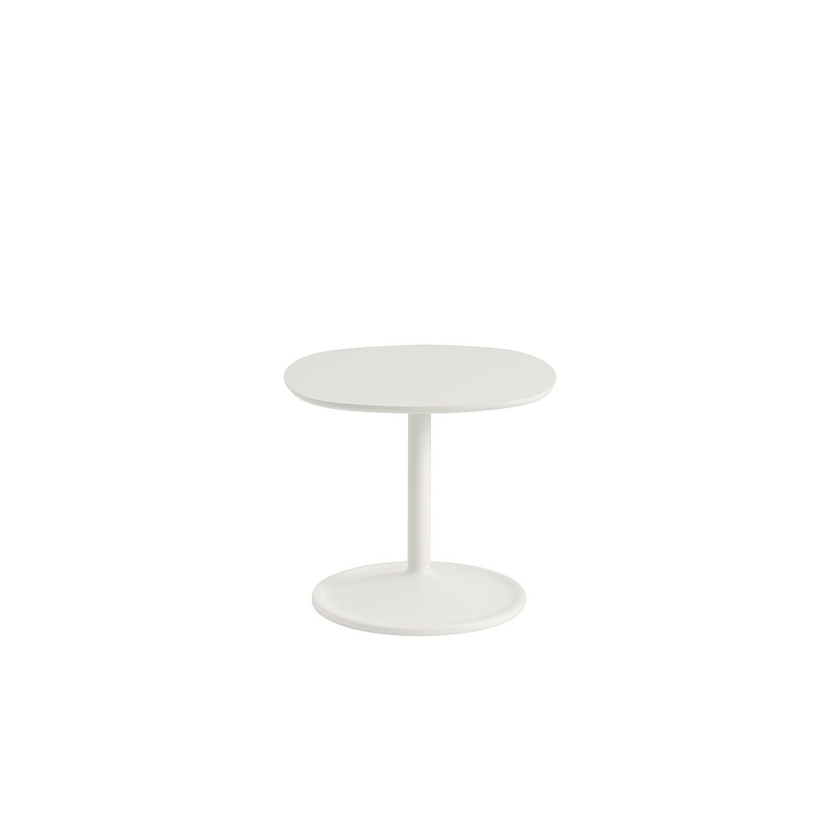 Soft Side Table, 45x45 fra Muuto (Off White Linoleum)