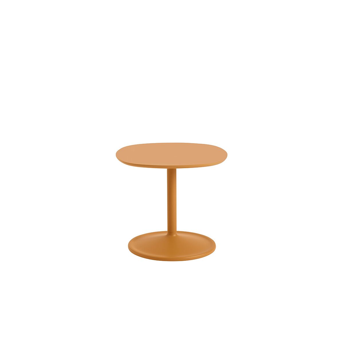 Soft Side Table, 45x45 fra Muuto (Orange Laminate)