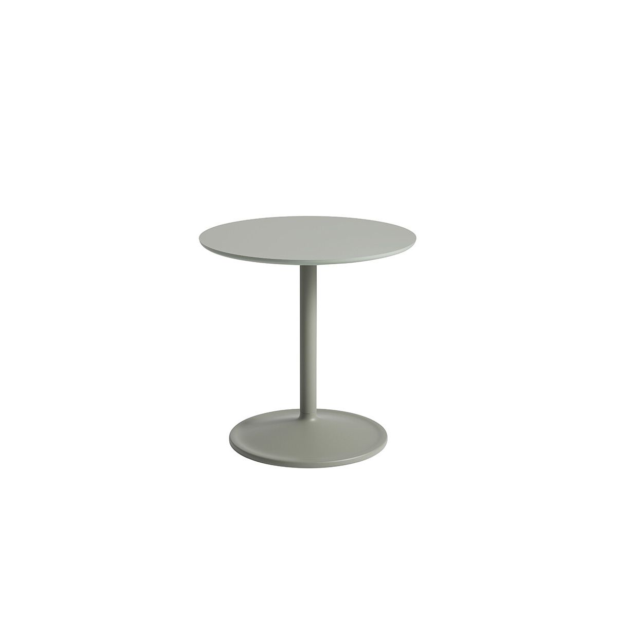 Soft Side Table, Ø48/H48 fra Muuto (Dusty Green Laminat)