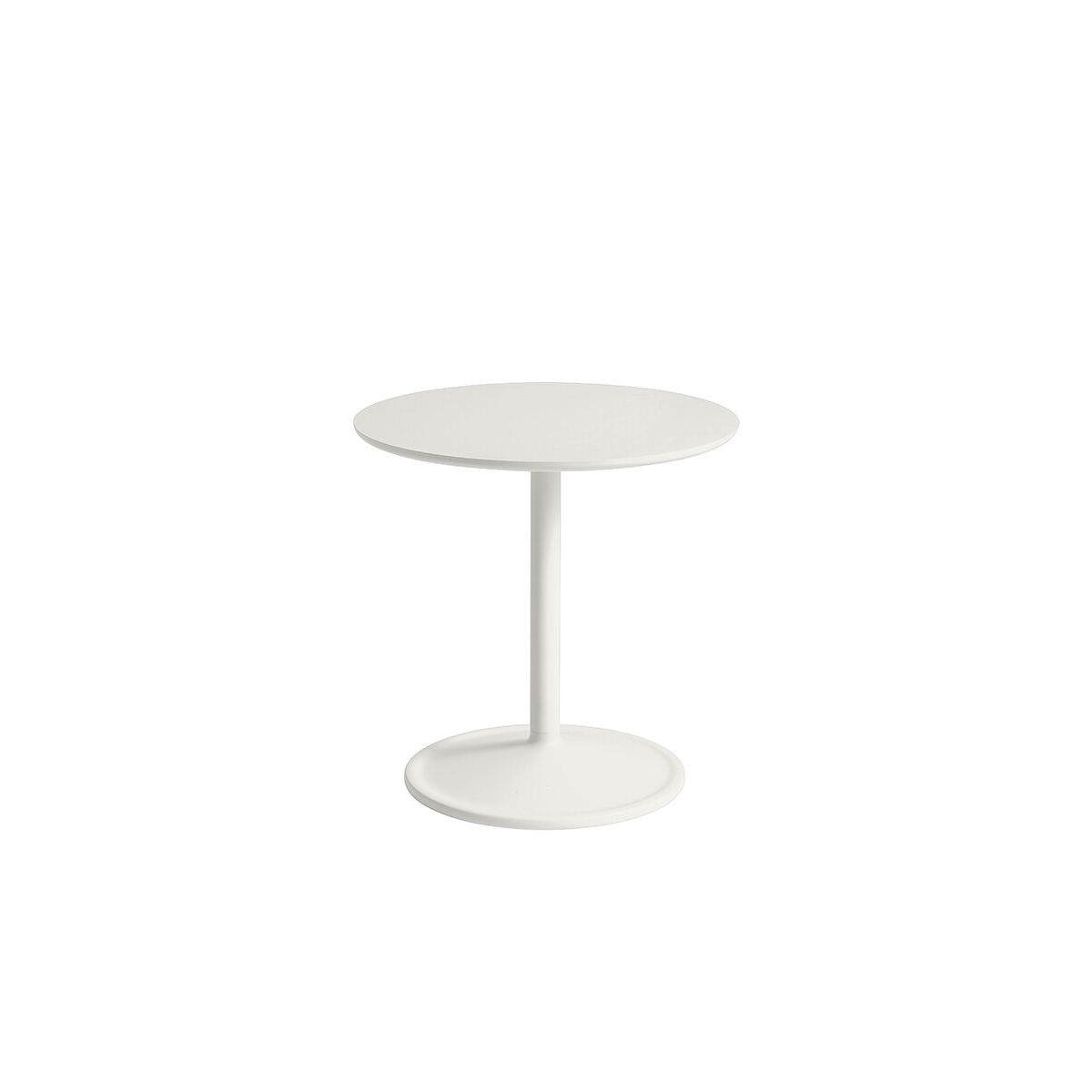 Soft Side Table, Ø48/H48 fra Muuto (Off White Linoleum)