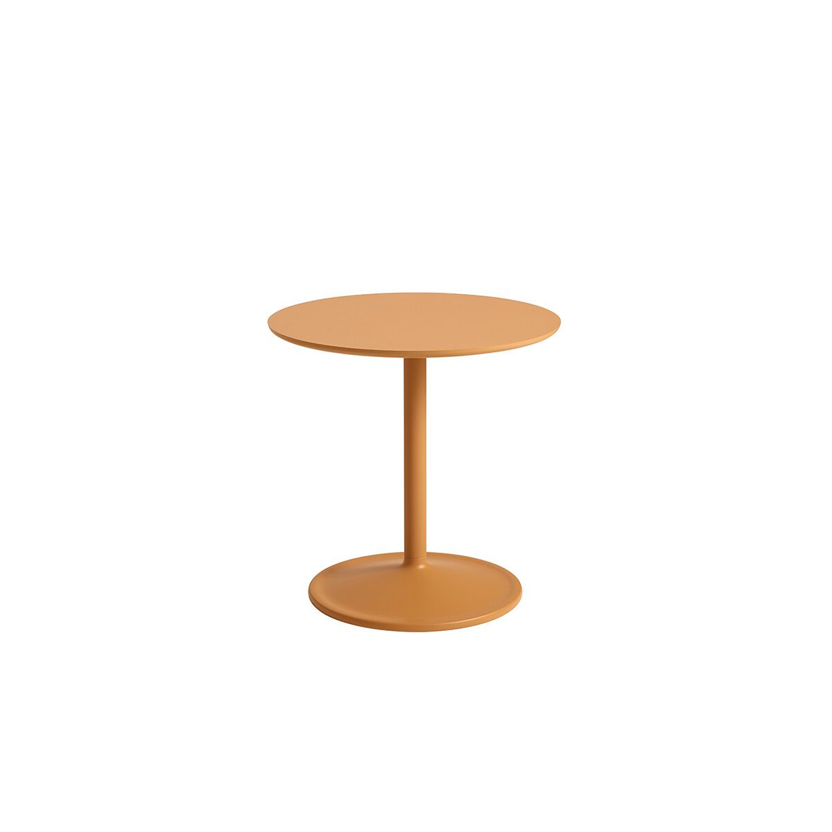 Soft Side Table, Ø48/H48 fra Muuto (Orange Laminat)