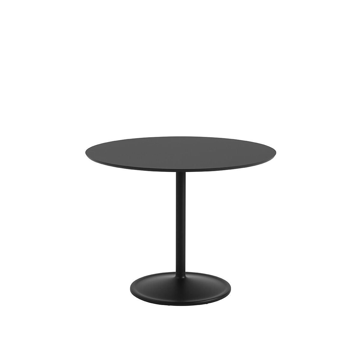 Soft Table, Ø95 fra Muuto (Black Nanolaminat)