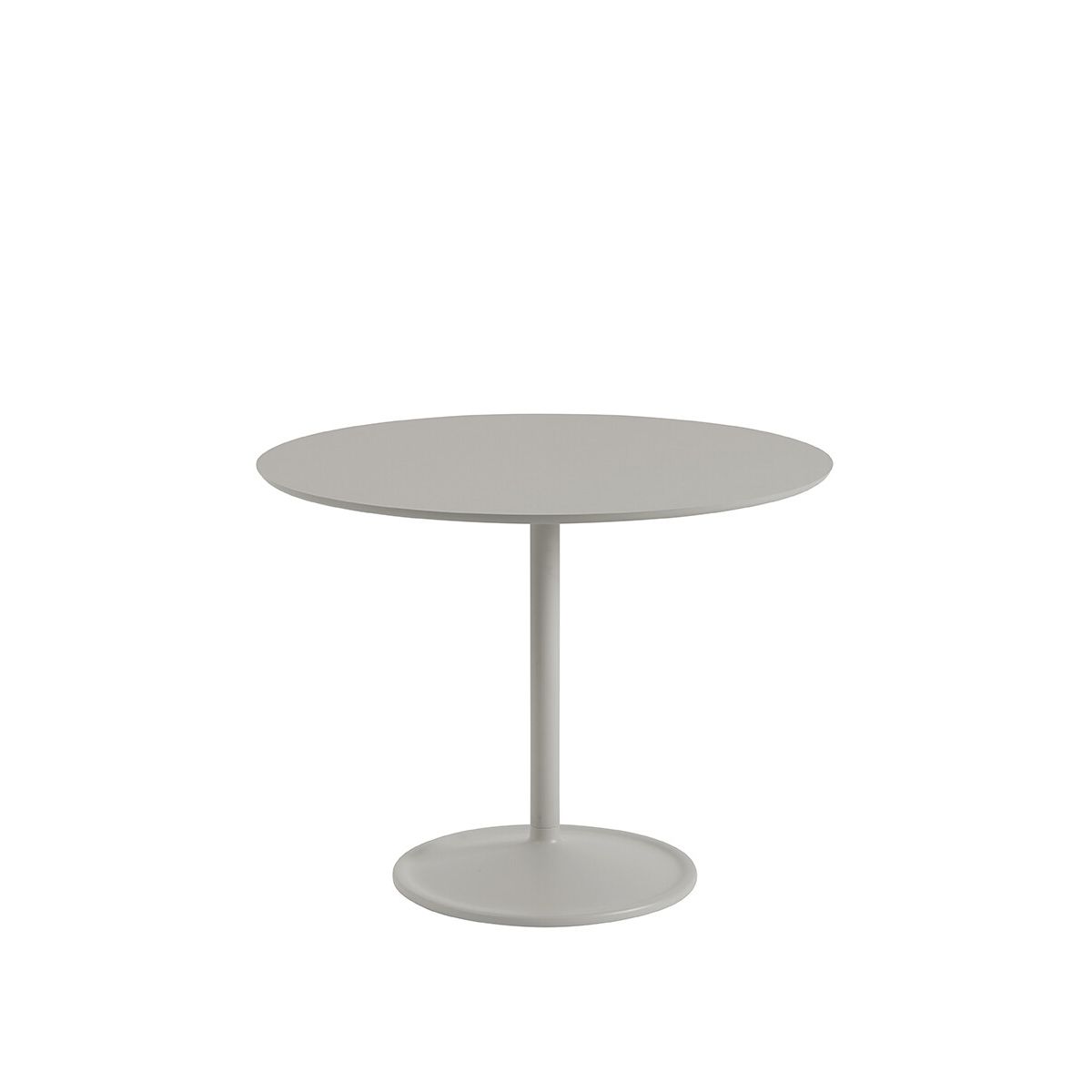 Soft Table, Ø95 fra Muuto (Grey Linoleum)