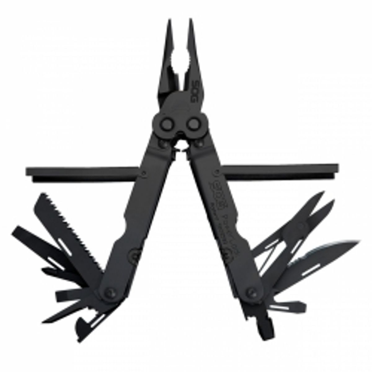 Sog Sof Powerlock Med Saks Og Skede - Sort - Black - Multitool