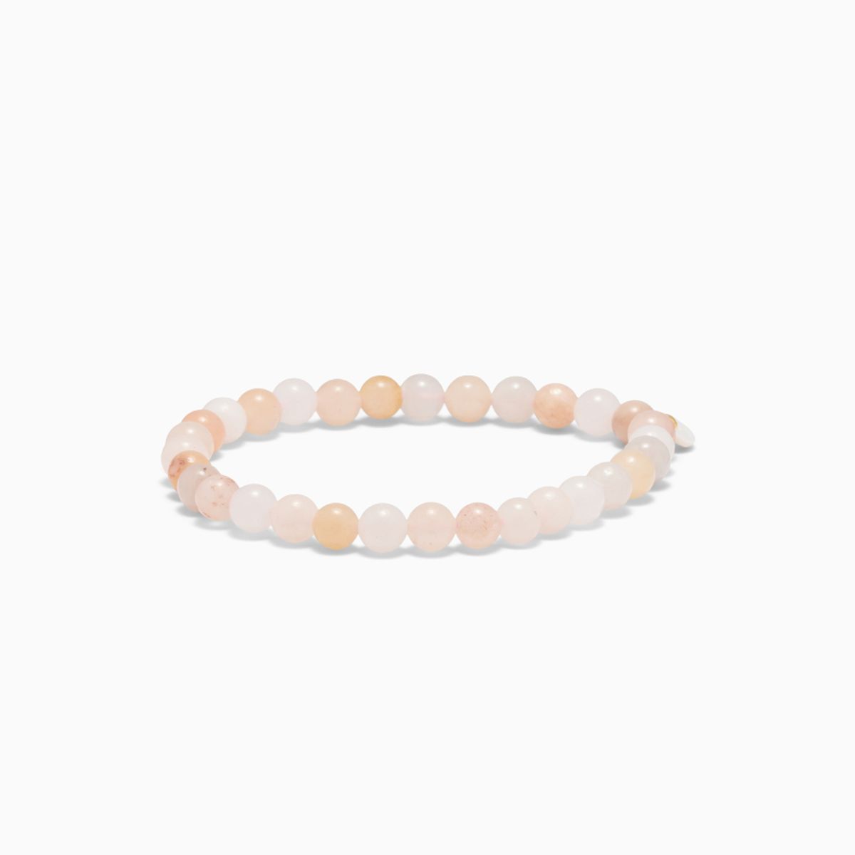 Soi Smykker - Rosa Jade - Krystal Armbånd 6 Mm. -