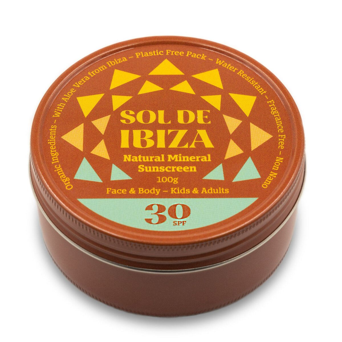 Sol de Ibiza SPF30 solcreme på dåse 100 g