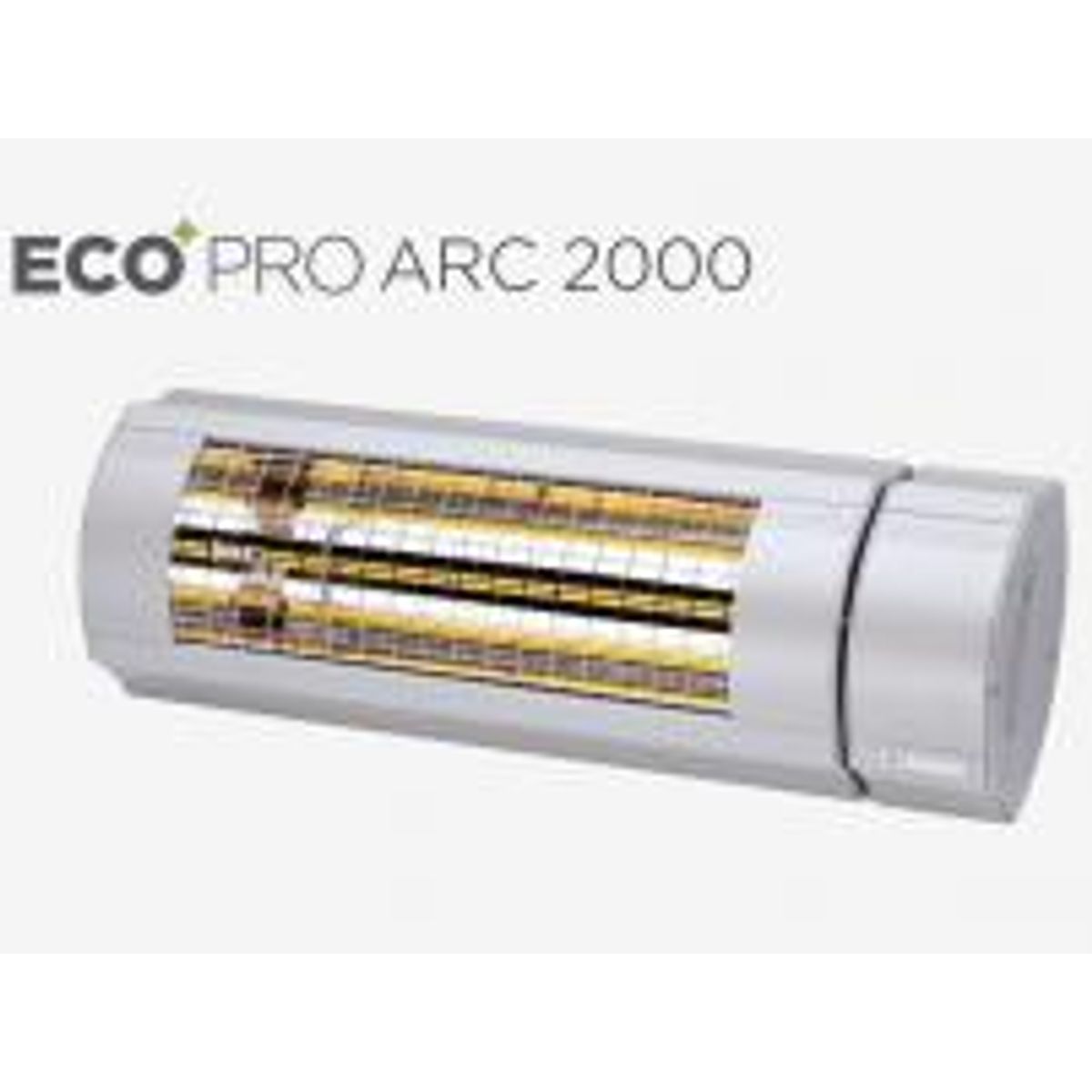 Solamagic 2000ECO+ PRO ARC med trinløs varmeregulering - Titanium (Ny forbedret 2019 model)