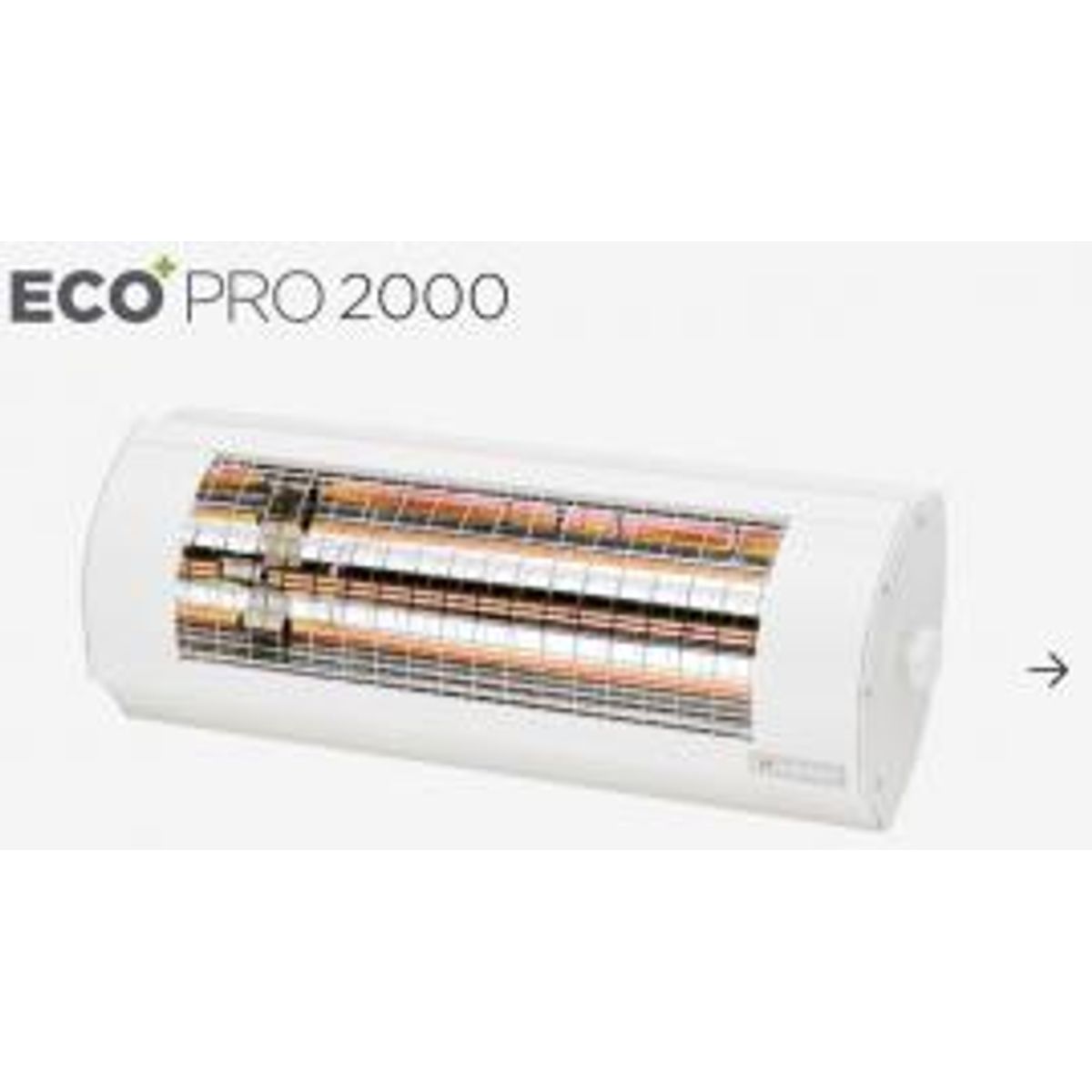 Solamagic 2000ECO+ PRO, u/afbryder - Hvid (Ny & Forbedret 2019 Model)