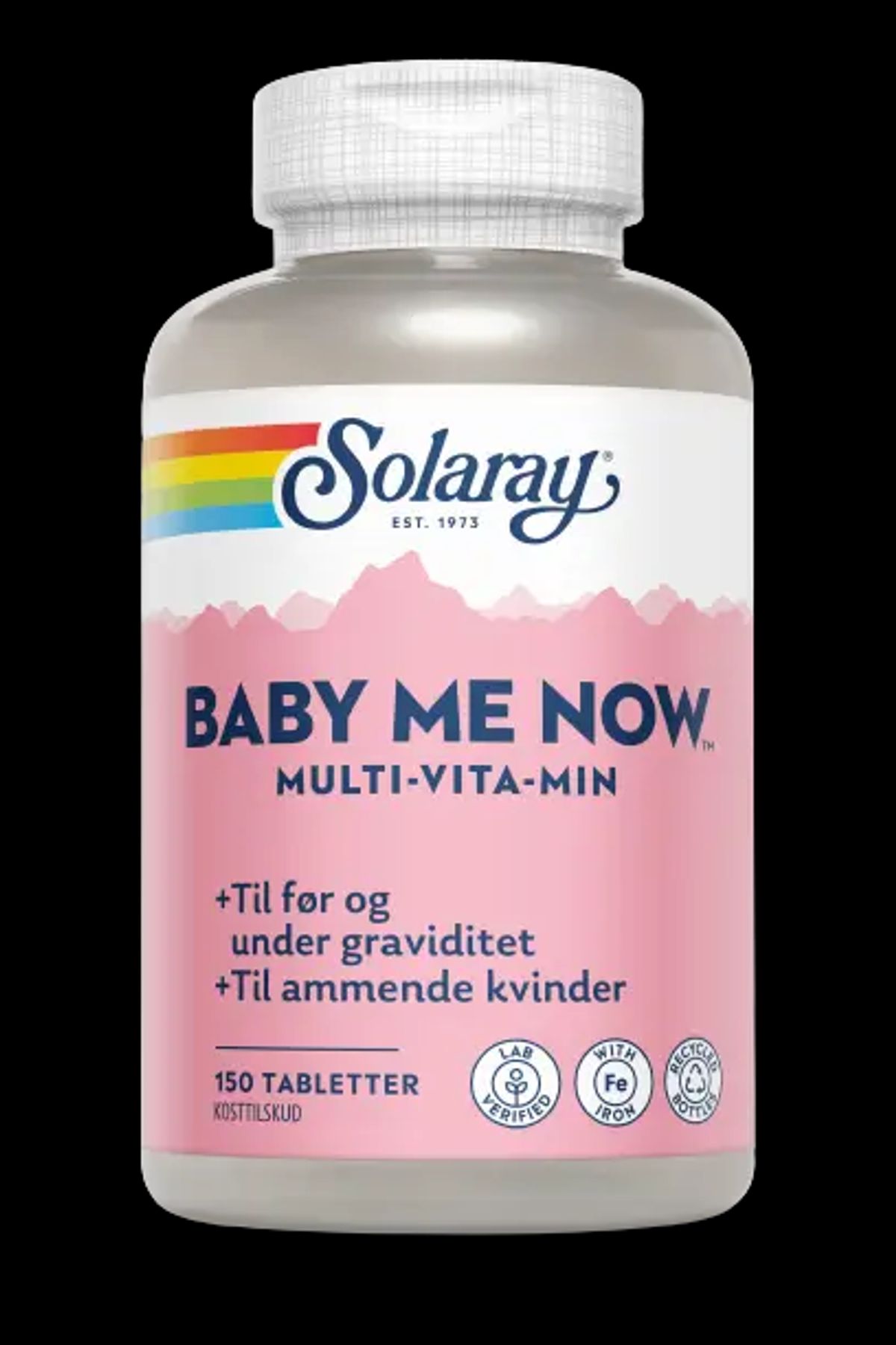 Solaray Baby-Me-Now. Multivitamin. 150 tabletter