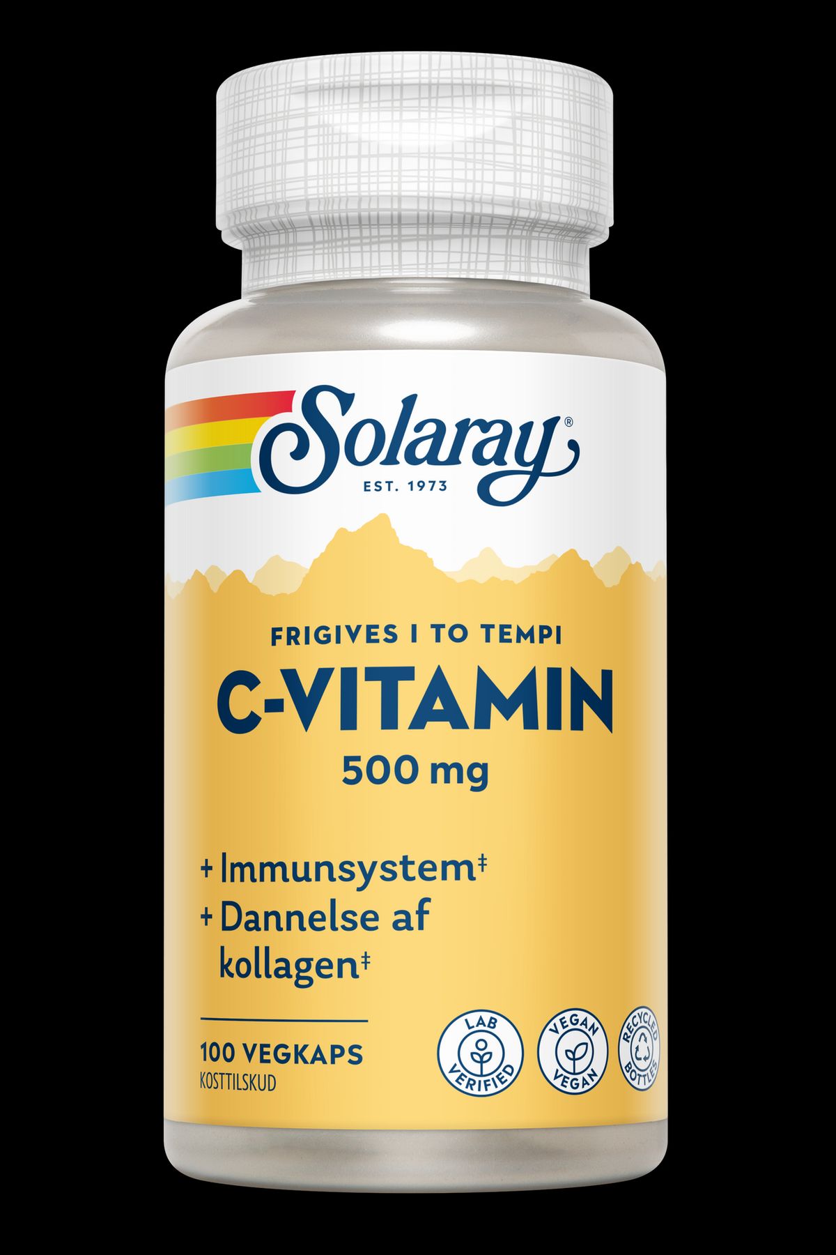 Solaray C-vitamin 500 mg - 100 kapsler