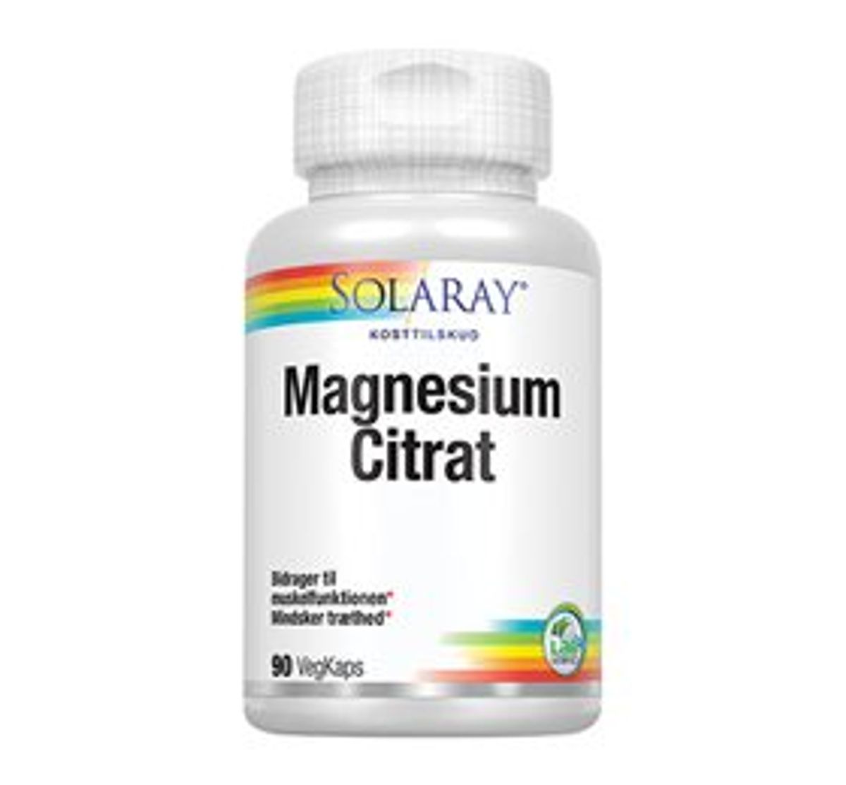 Solaray Magnesium Citrat 90 kapsler DATOVARE 01/2025