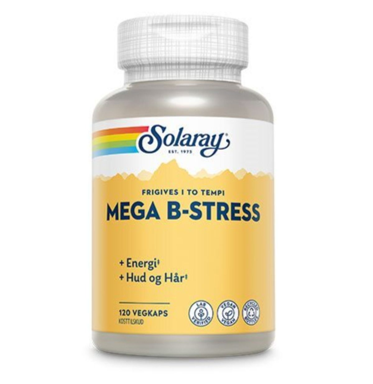 Solaray Mega B-stress - 120 kapsler