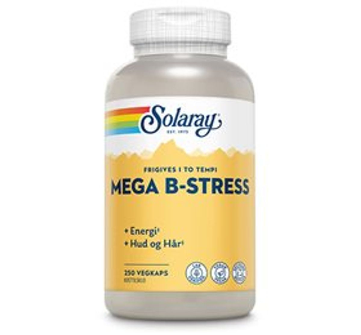 Solaray Mega B-Stress 250 kapsler