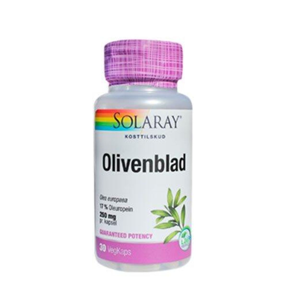 Solaray Olivenblad, 30kap,