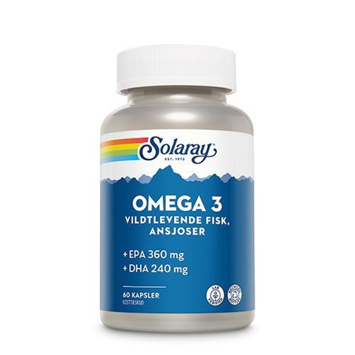 Solaray Omega 3 - 60 kapsler