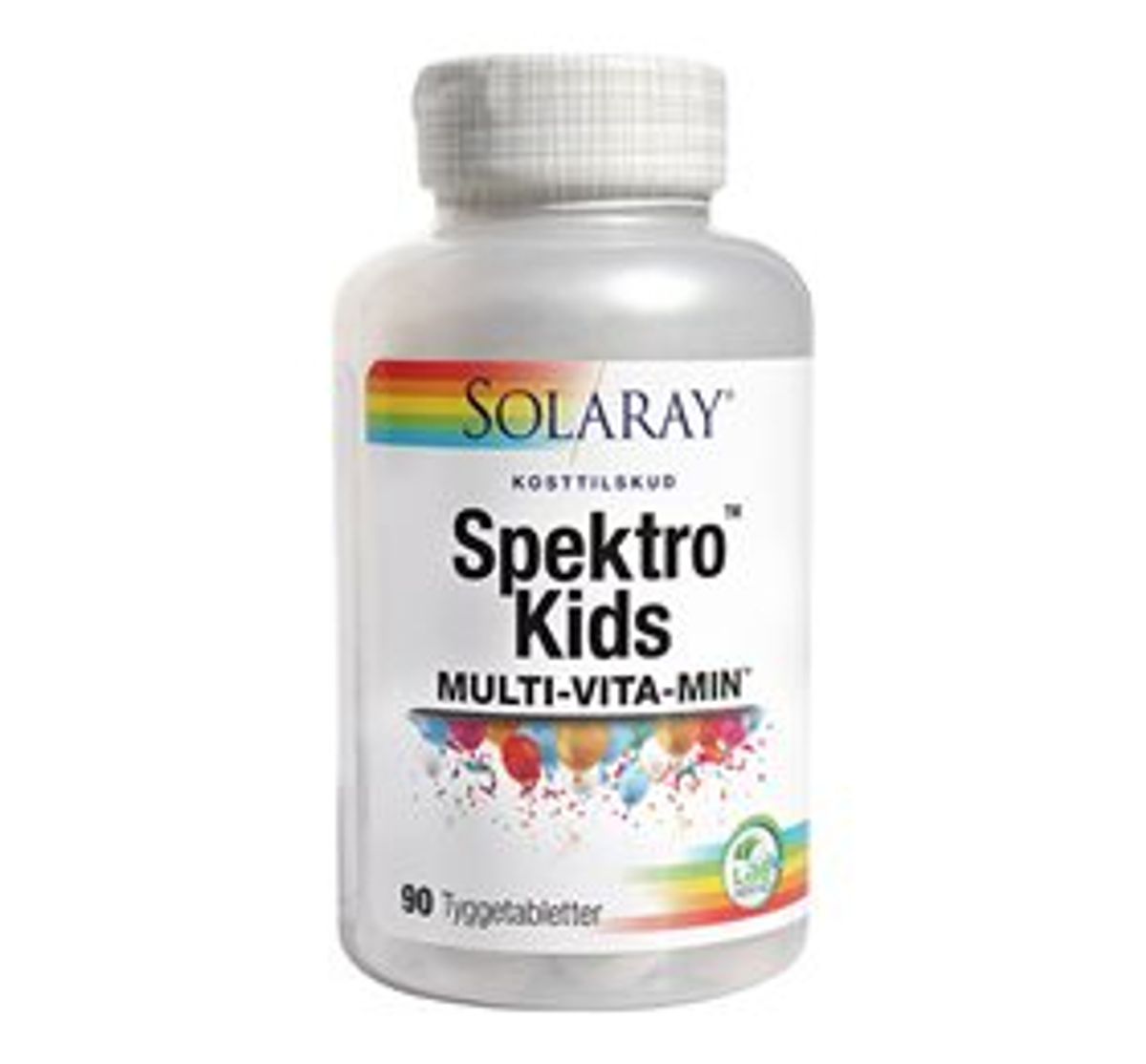 Solaray Spektro Kids tyggetablet m. bærsmag m. naturlig sødestof &bull; 90 tab.