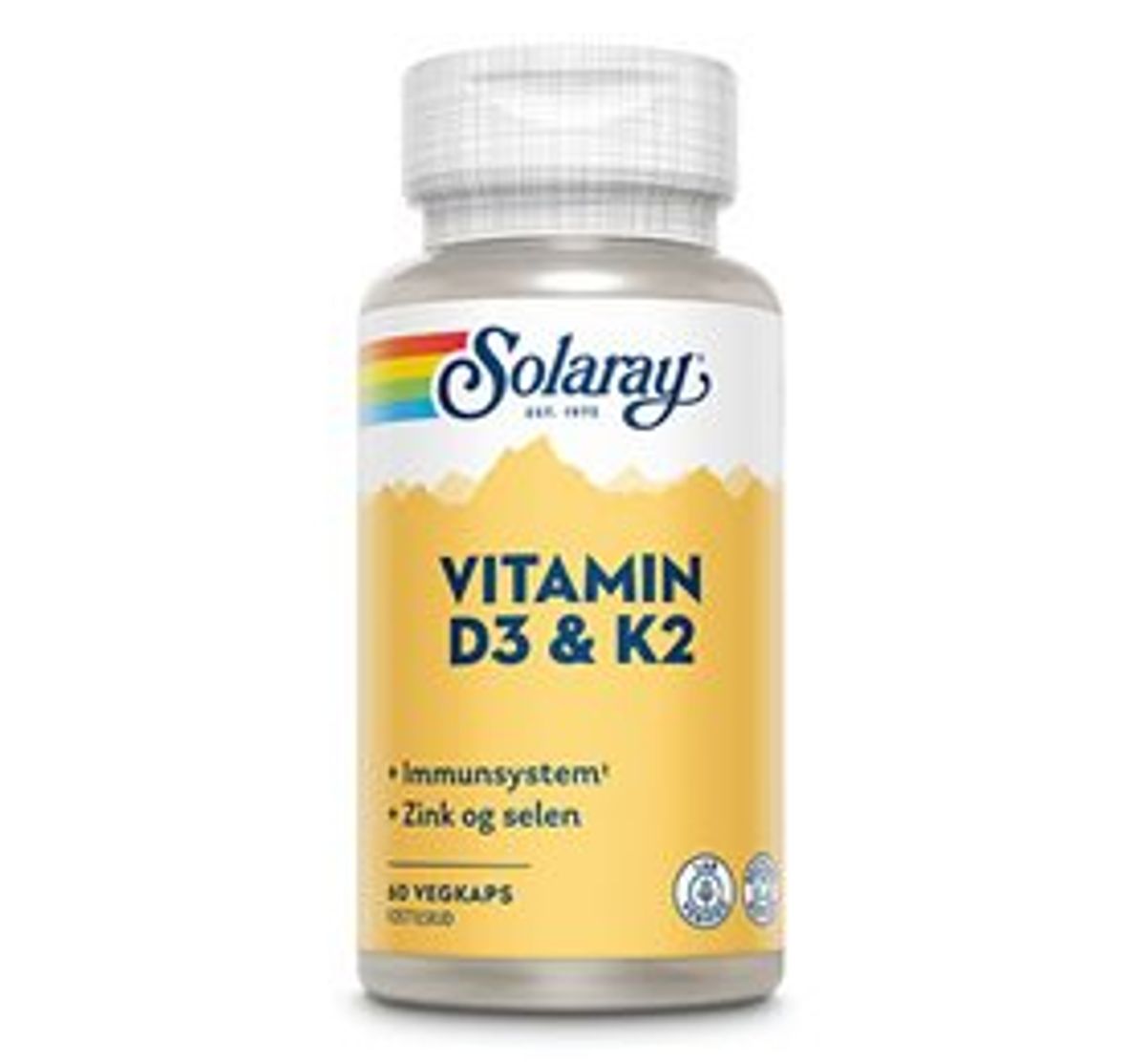 Solaray Vitamin D3 & K2 &bull; 60 Kap.