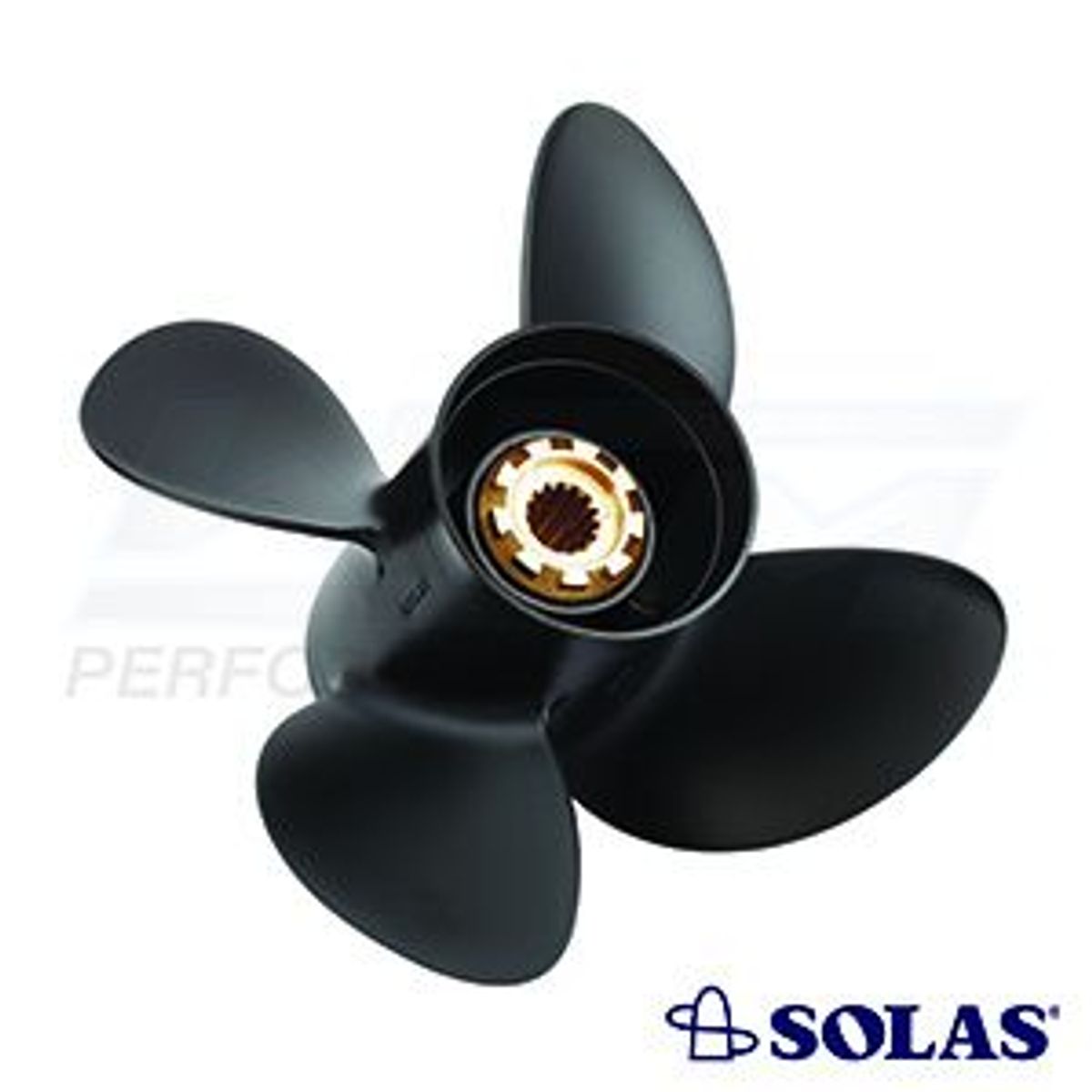 SOLAS prop.w / hub merc alum 40-140hp (13x15) 4 blade - 141313015