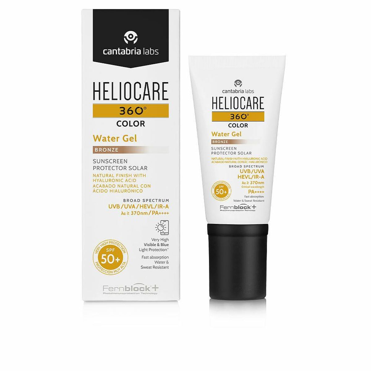 Solbeskyttelse med farve Heliocare Color Gel Bronze Spf 50 50 ml