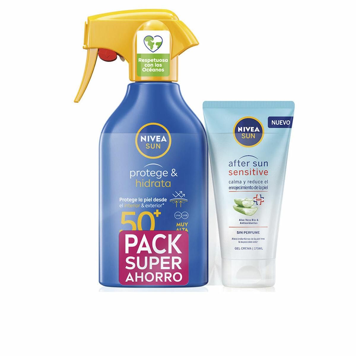 Solbeskyttelsessæt Nivea Spf 50 2 Dele