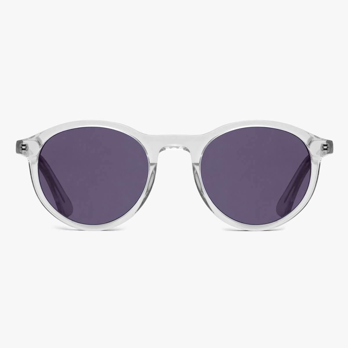 Solbriller +1 -Women's Løkken Crystal White - Luxreaders