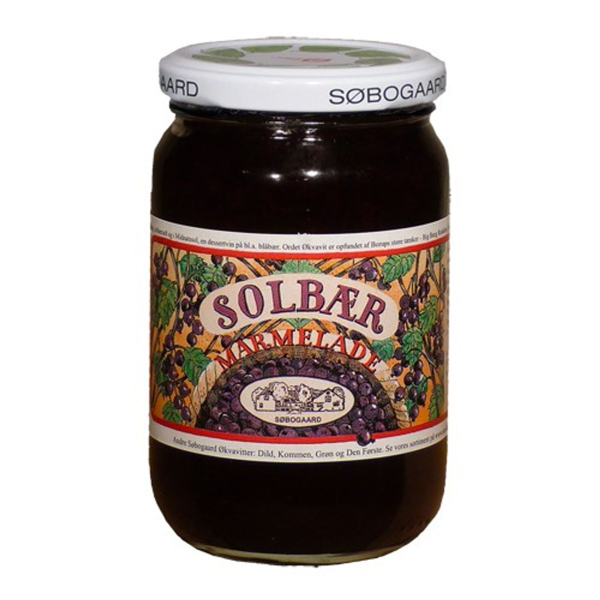 Solbærmarmelade Økologisk - 400 gram - Søbogaard