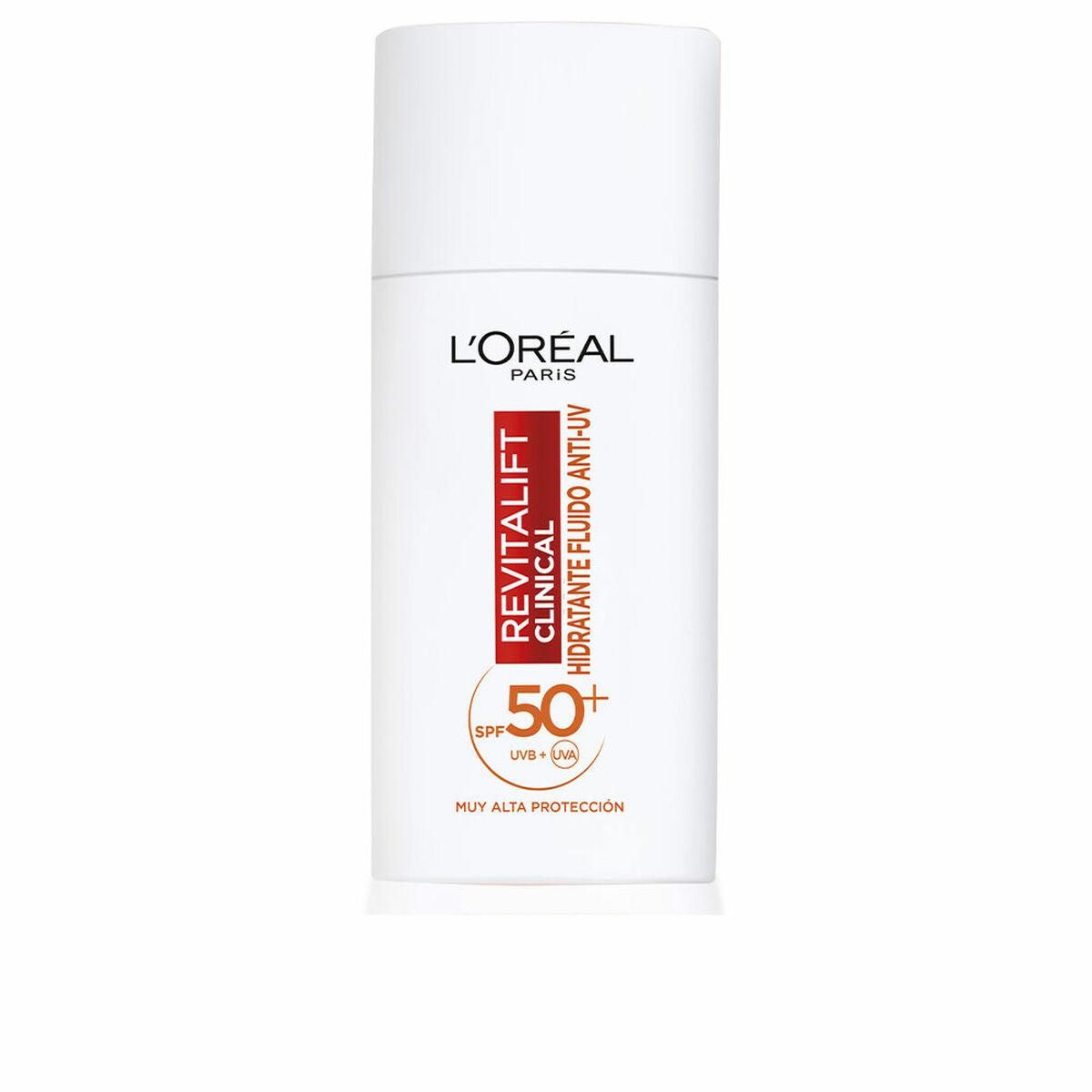 Solcreme til ansigtet L'Oreal Make Up Revitalift Clinical Anti-Age Spf 50 50 ml