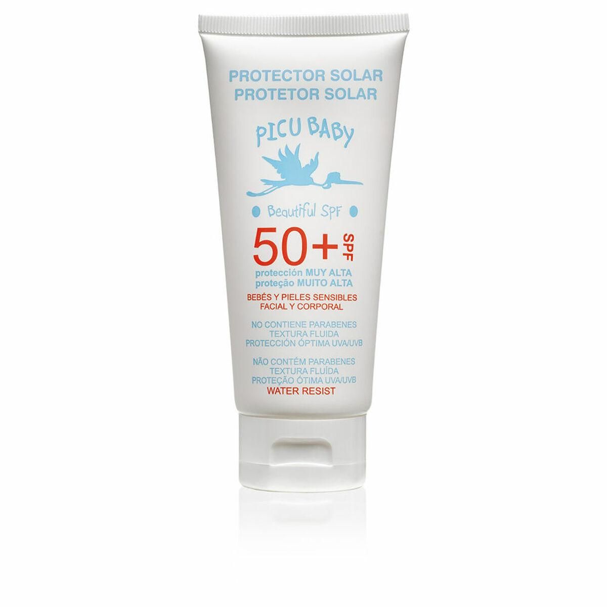 Solcreme til børn Picu Baby Bebés Y Pieles Sensibles Baby SPF 50+ 200 ml