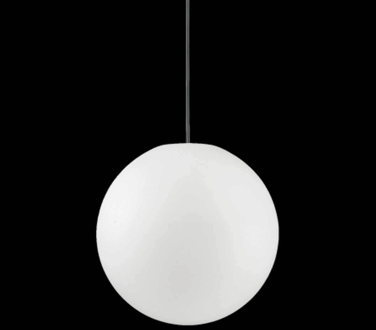 SOLE Loftlampe i kunststof Ø30 cm 1 x E27 - Hvid