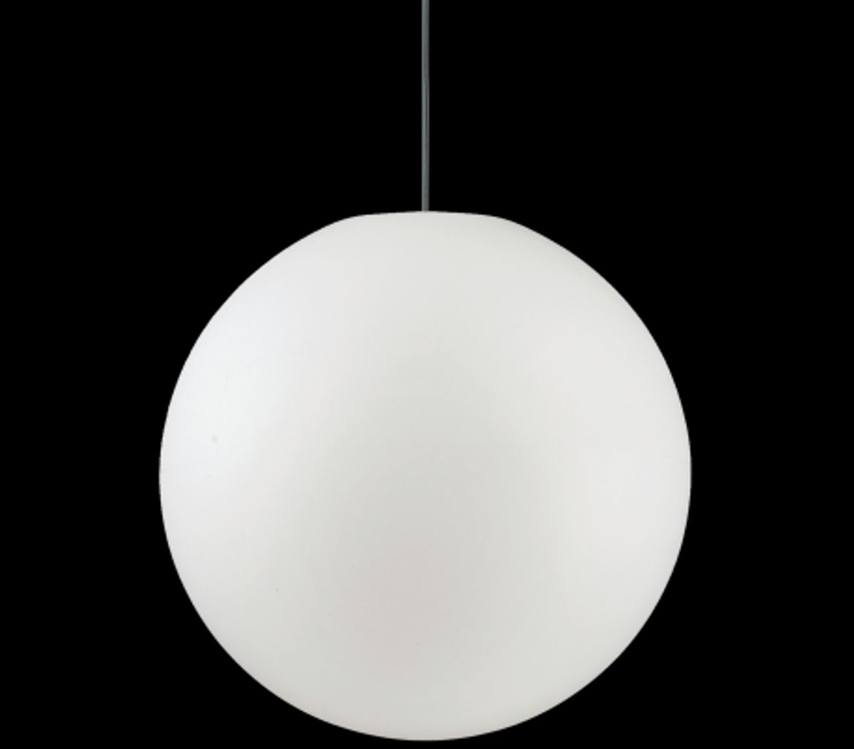 SOLE Loftlampe i kunststof Ø50 cm 1 x E27 - Hvid