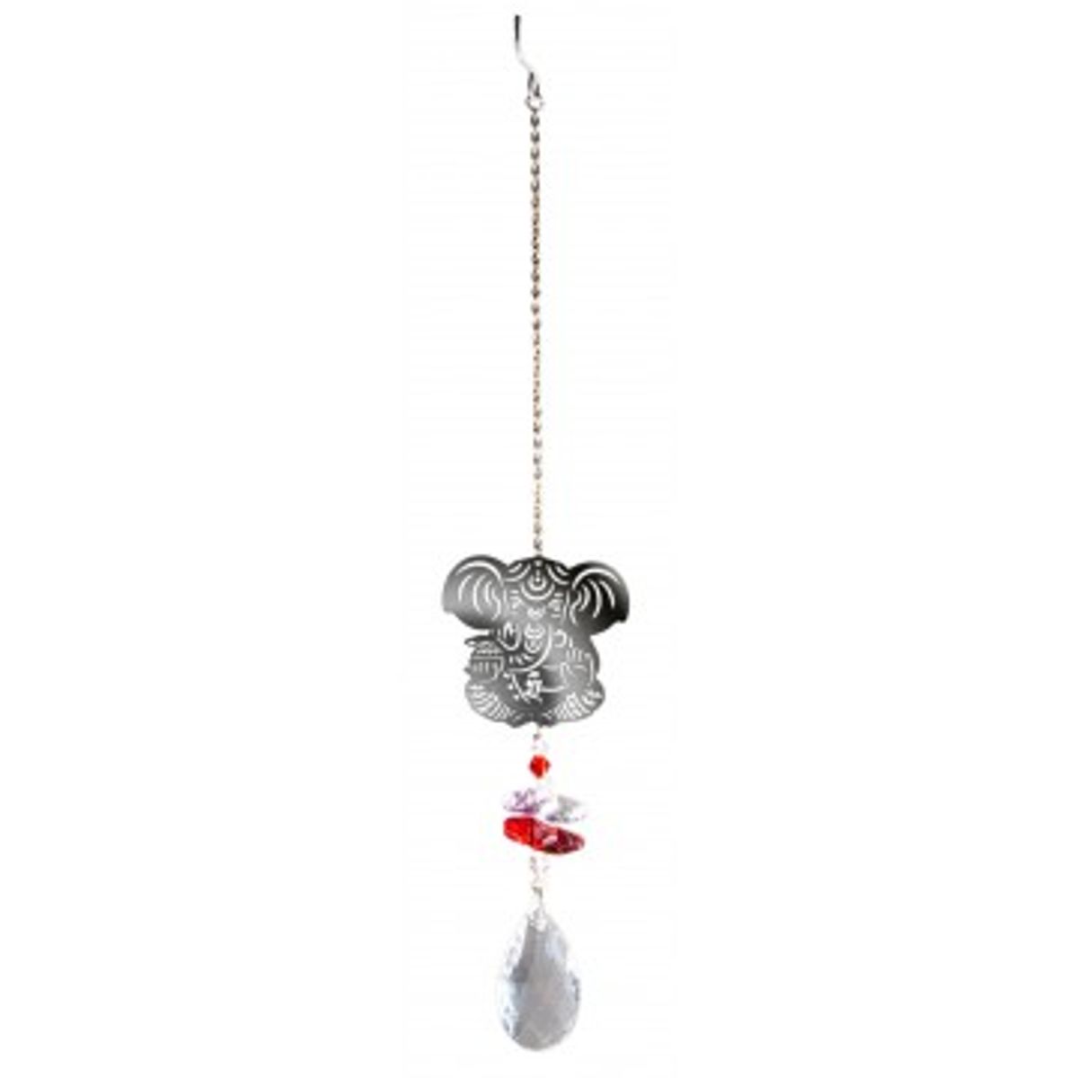 Solfanger med Ganesha - Feng Shui Krystal - GodKarmaShop