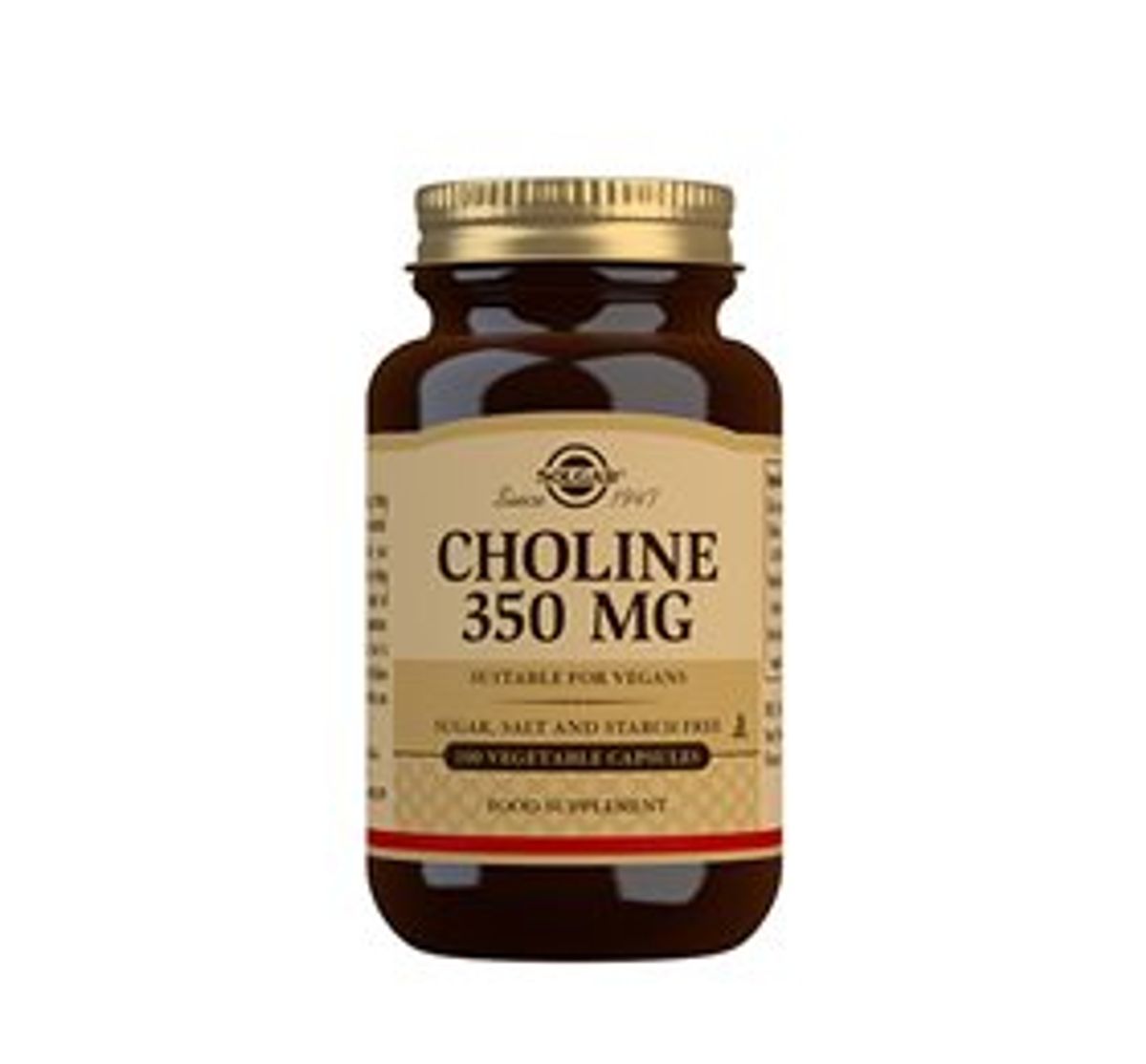 Solgar Choline 350mg - 100 kap.