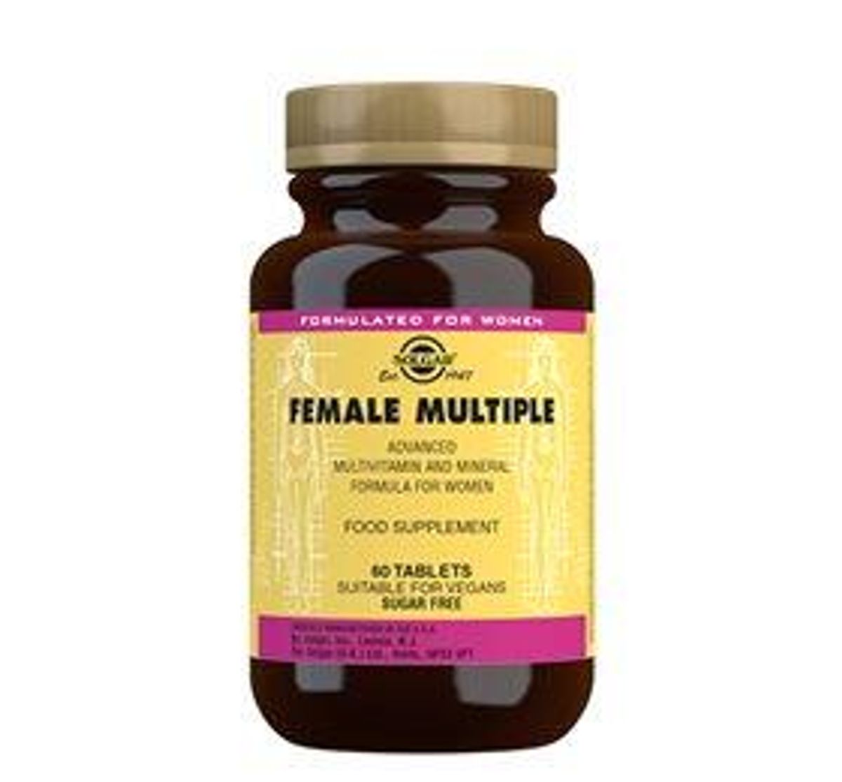 Solgar Female Multiple multivitamin til kvinder - 60 tab.