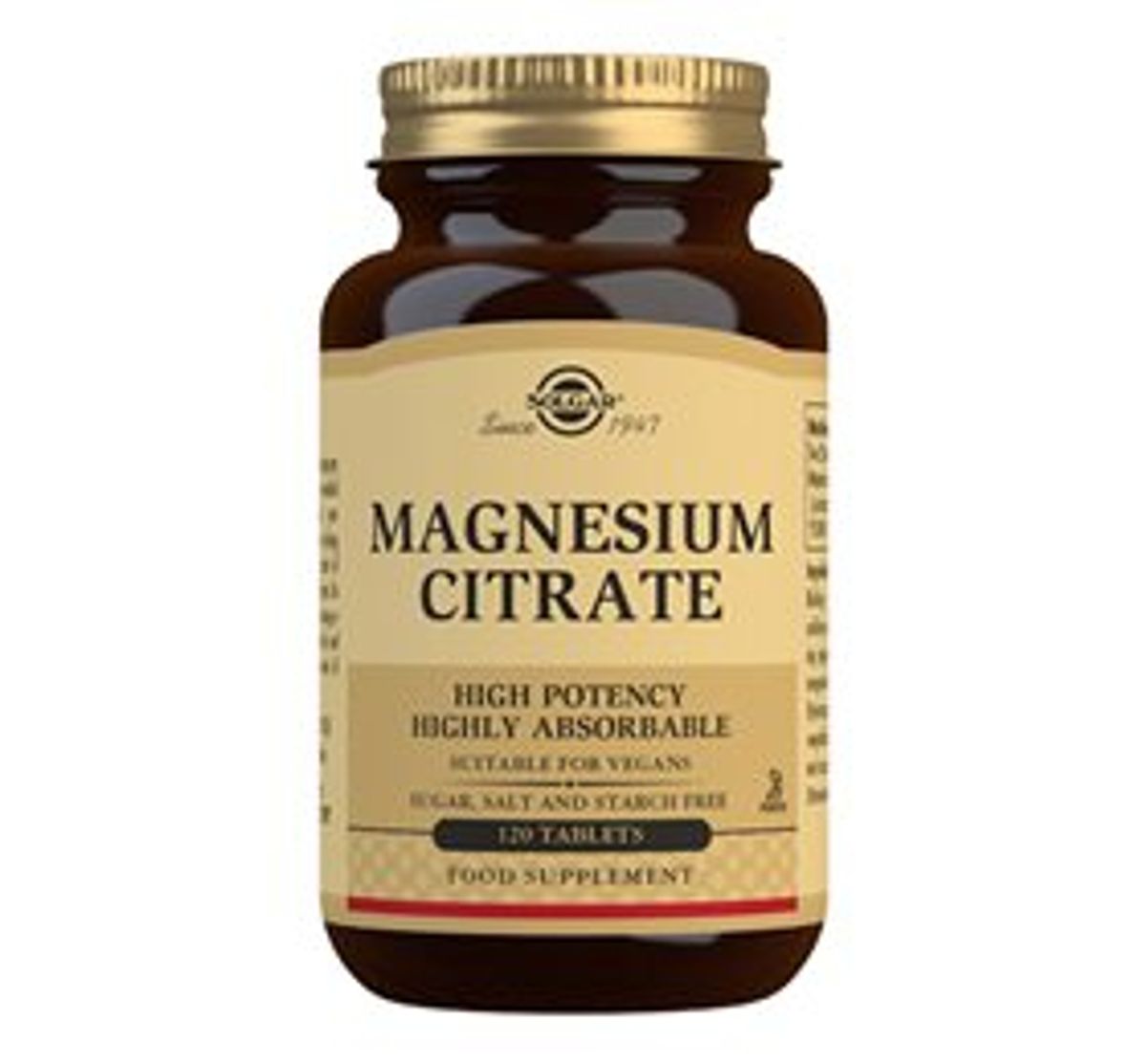 Solgar Magnesium citrat 200mg 120 tab.