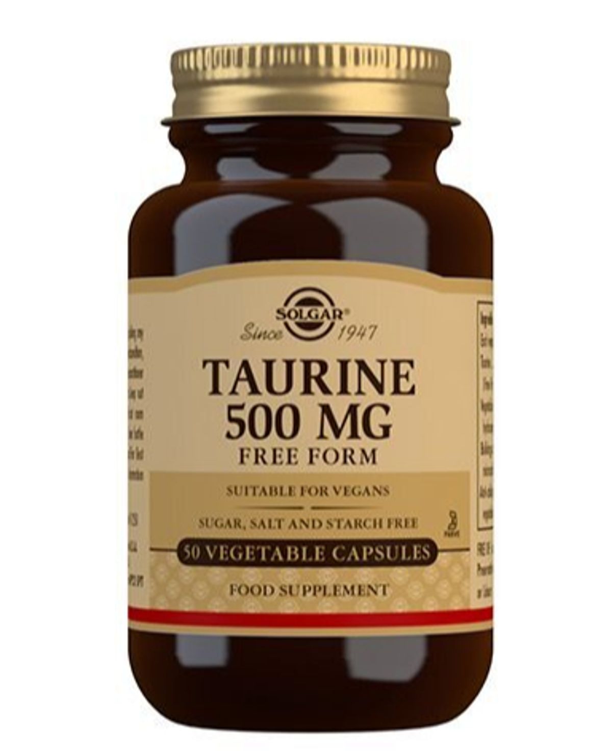 Solgar Taurine, 50 kaps.