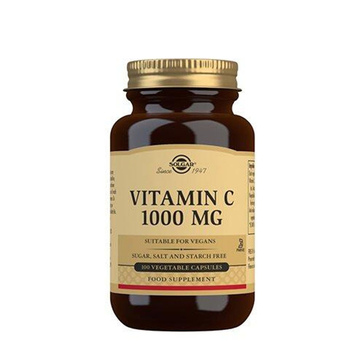 Solgar: Vitamin C, 1000mg/100kap