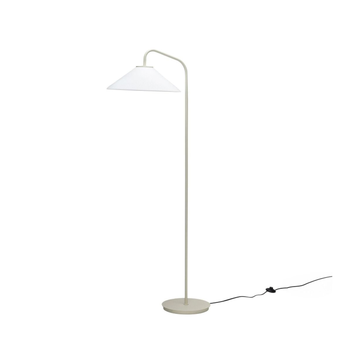 Solid Gulvlampe - Sand, Hvid