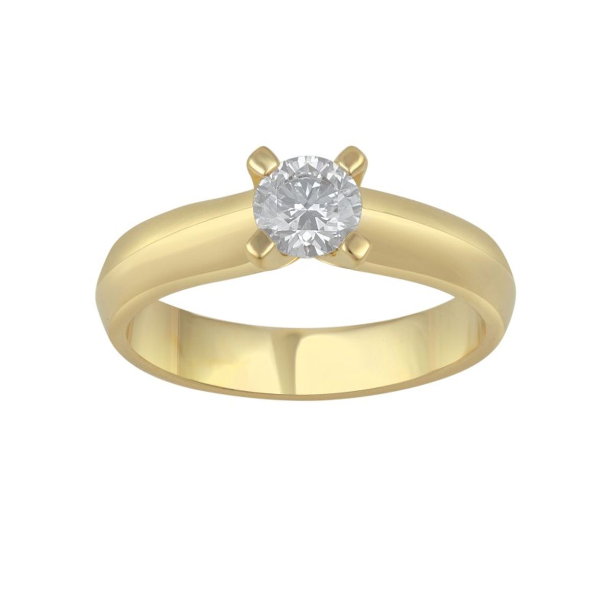 Solitairering i 14 kt Guld eller hvidguld, 0.50 ct. diamant - 53