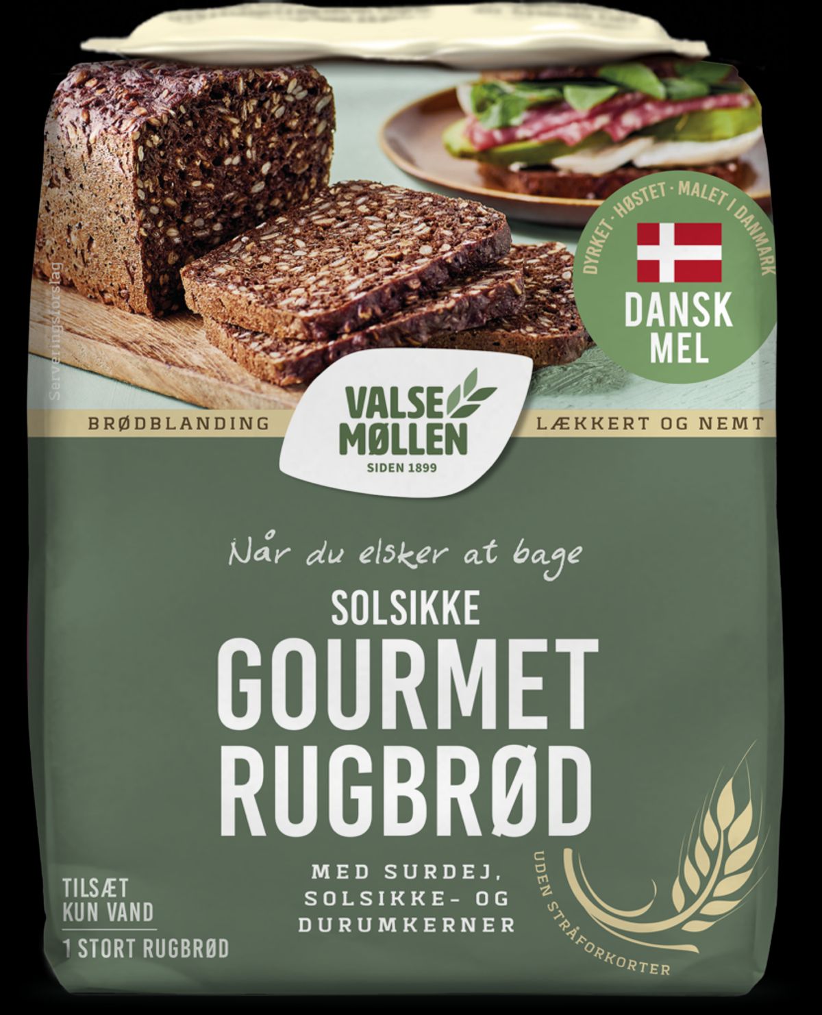 Solsikke Gourmetrugbrød, 900g Valsemøllen