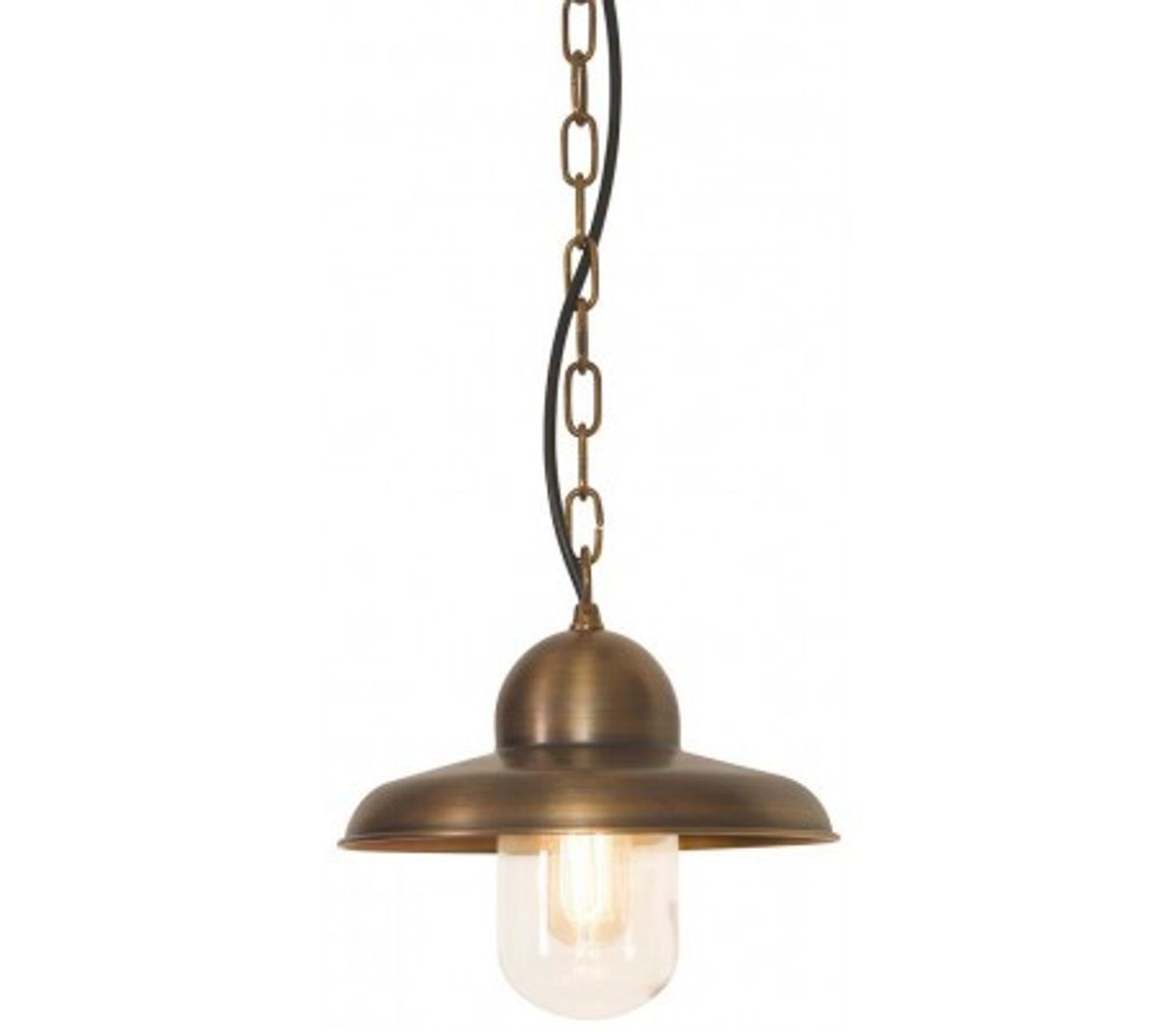 Somerton Loftlampe Ø24 cm 1 x E27 - Aldret messing