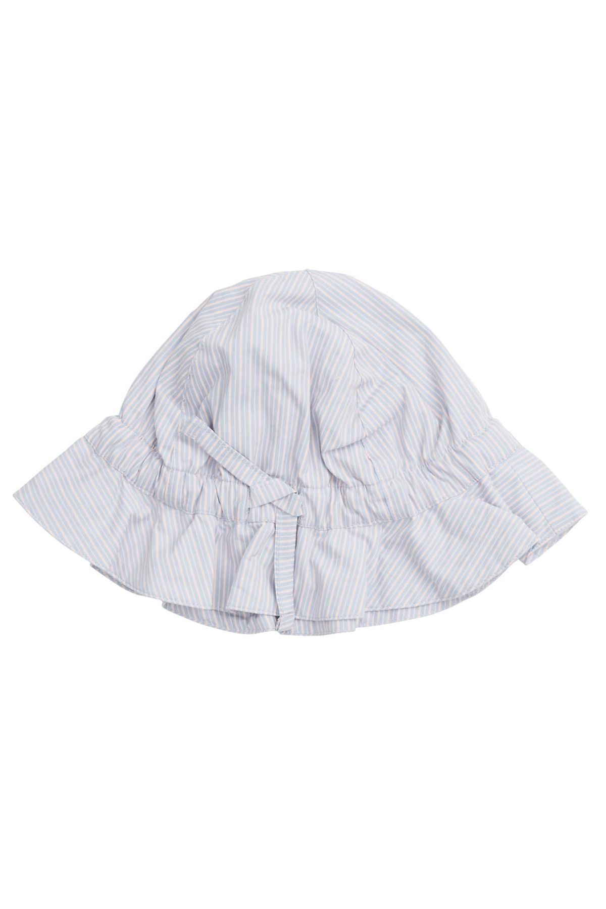 SOMMERHAT - LT. GREY/ DUSTY BLUE STRIPE - LT. GREY/ DUSTY BLUE STRIPE / 0-3M