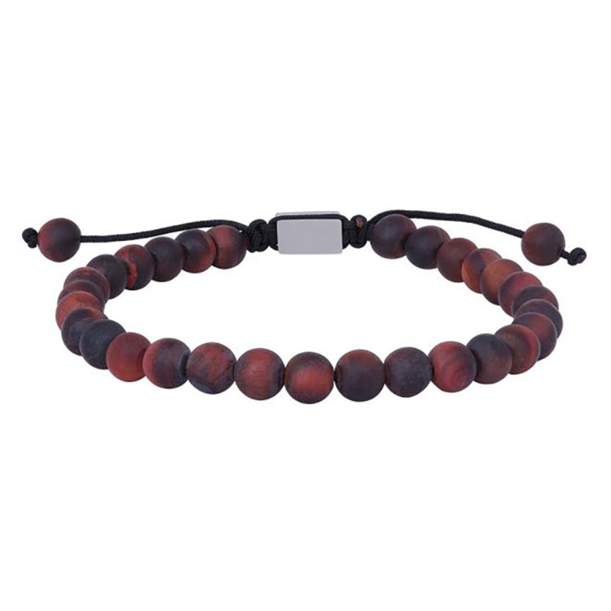 Son of noa mat rød tigerøje stenarmbånd, 6 mm mat