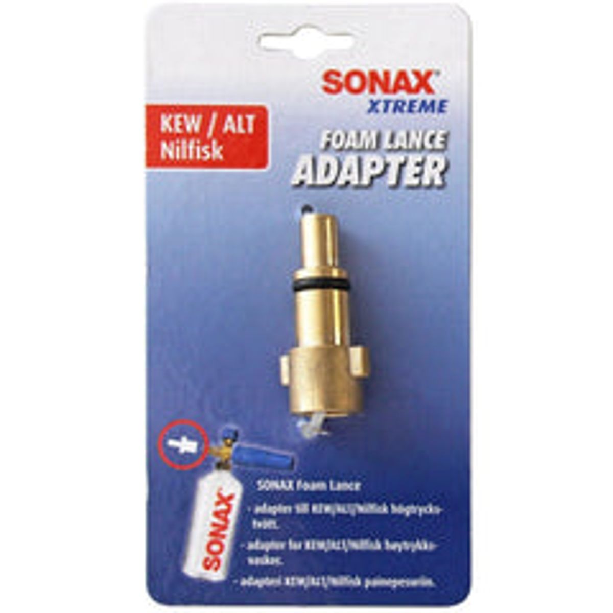 SONAX Adapter til Skumlanse KEW/ALTO/NILFISK