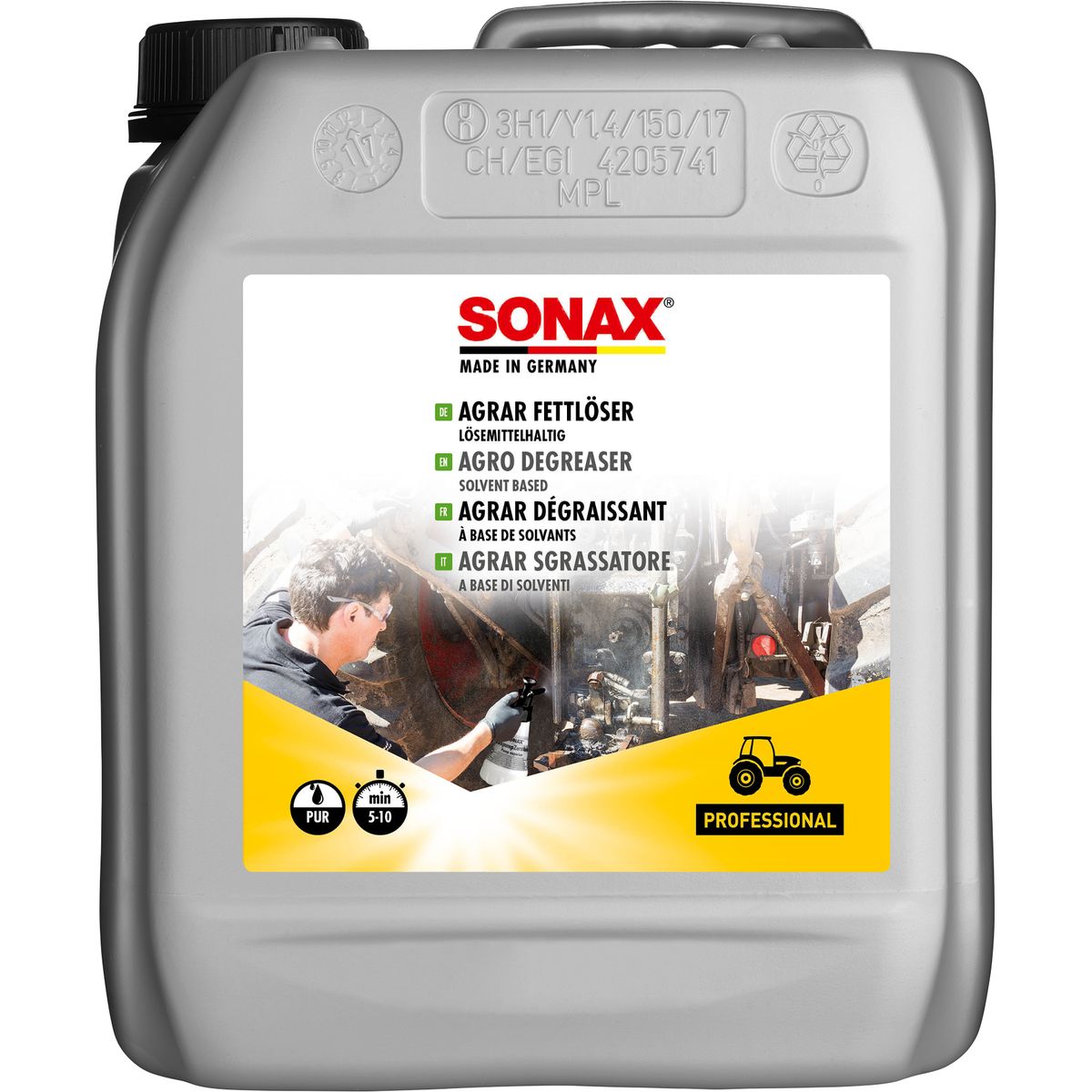 SONAX Agro Grease Dissolver - Oliebaseret 5L