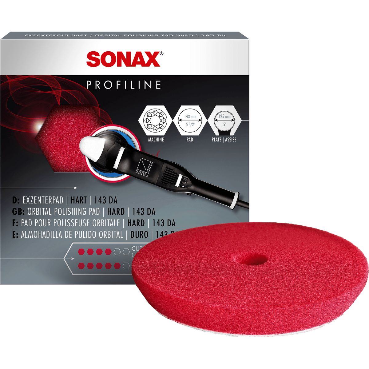 SONAX Polerskive Grov - 130mm